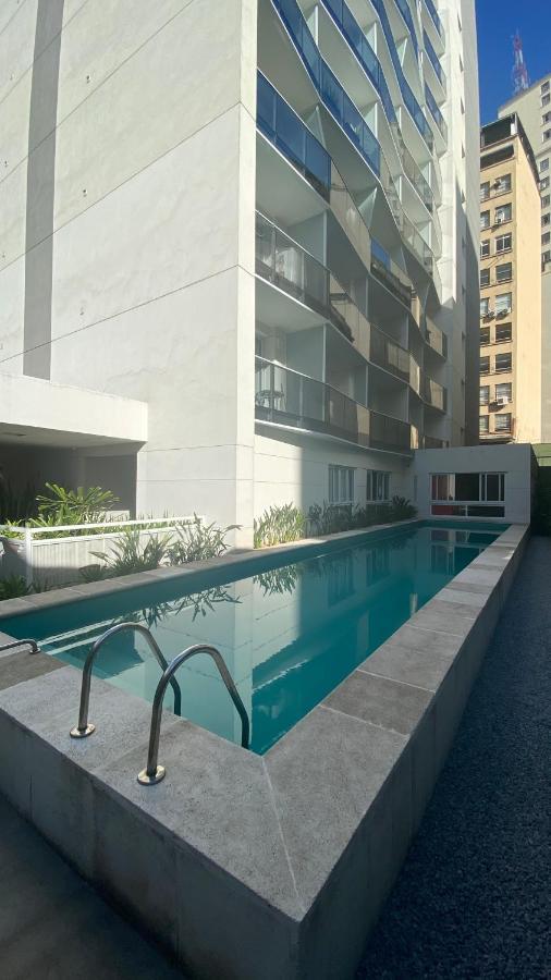 Flat De Luxo Centro Sp Com Piscina,Academia,Lavanderia,Garagem E Seguranca 24H Sao Paulo Bagian luar foto